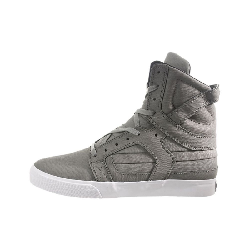 Wysokie Supra SkyTop II Damskie Szare | XSFDR0459