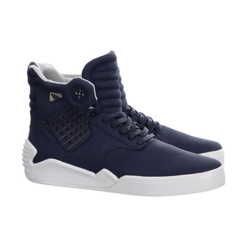 Wysokie Supra SkyTop IV Damskie Granatowe | ZPCVJ7208