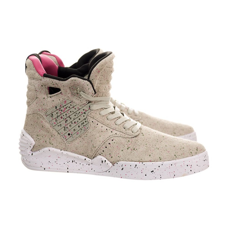 Wysokie Supra SkyTop IV Damskie Khaki | CLXQR6325