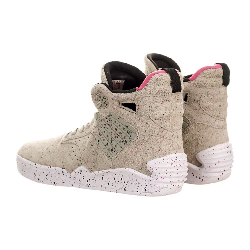 Wysokie Supra SkyTop IV Damskie Khaki | CLXQR6325