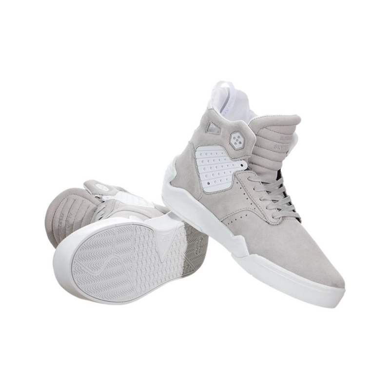 Wysokie Supra SkyTop IV Damskie Szare | XZCST3298