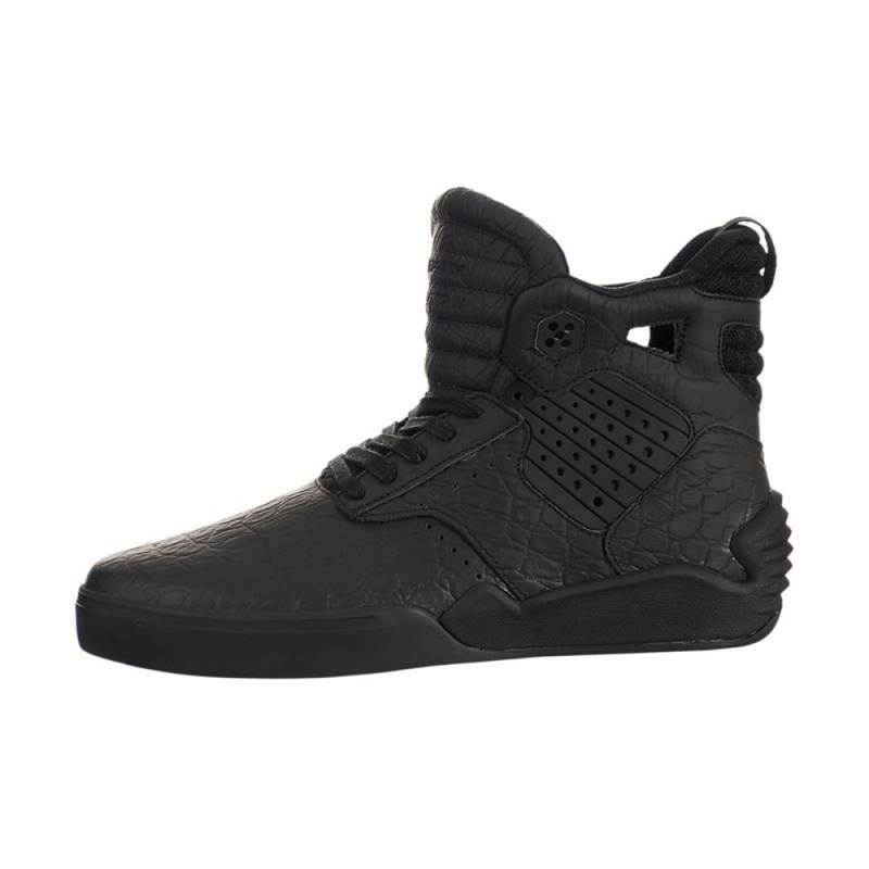 Wysokie Supra SkyTop IV Męskie Czarne | SNCPH6029