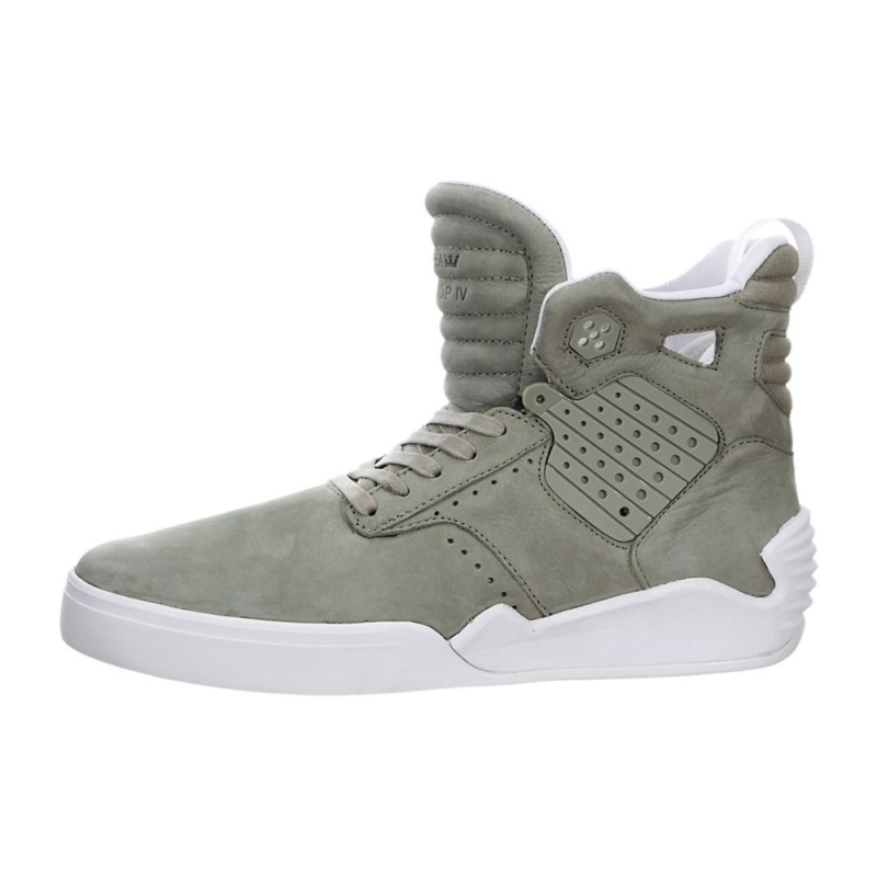 Wysokie Supra SkyTop IV Męskie Zielone | UKBOX2437