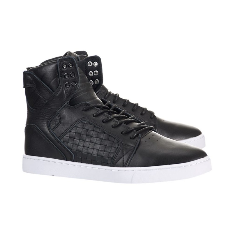 Wysokie Supra SkyTop LX Damskie Czarne | HISJE8039