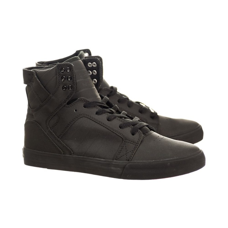 Wysokie Supra SkyTop Męskie Czarne | YHCGF3946