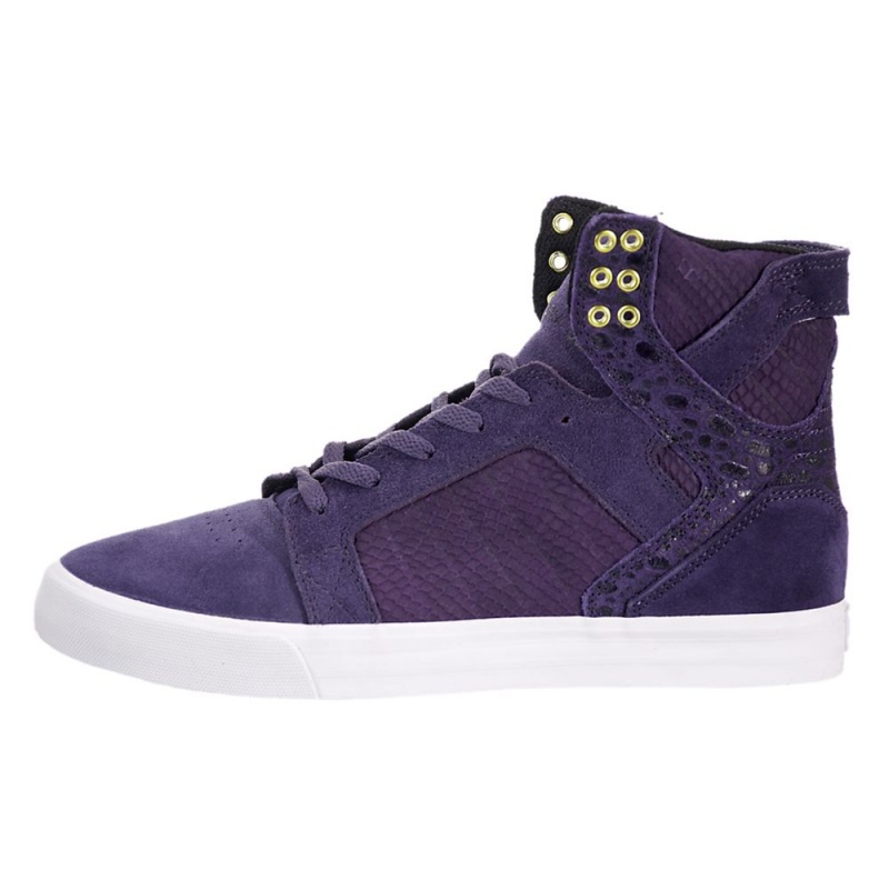 Wysokie Supra SkyTop Męskie Fioletowe | ULMEB0912