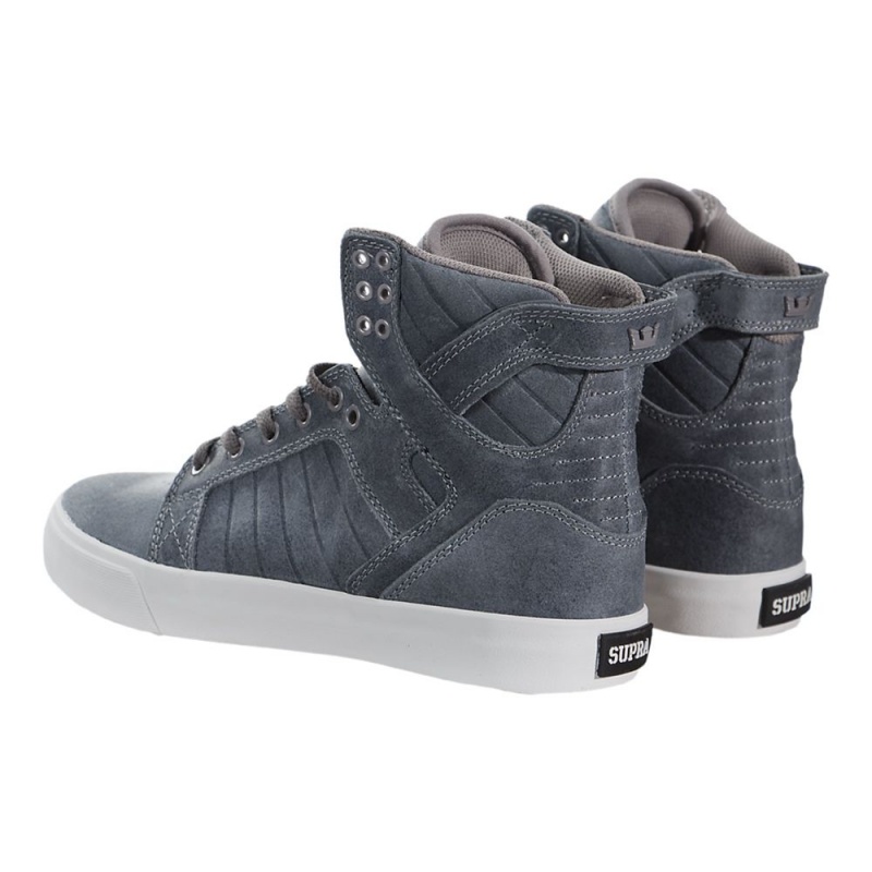 Wysokie Supra SkyTop Męskie Niebieskie | BIOFZ8156