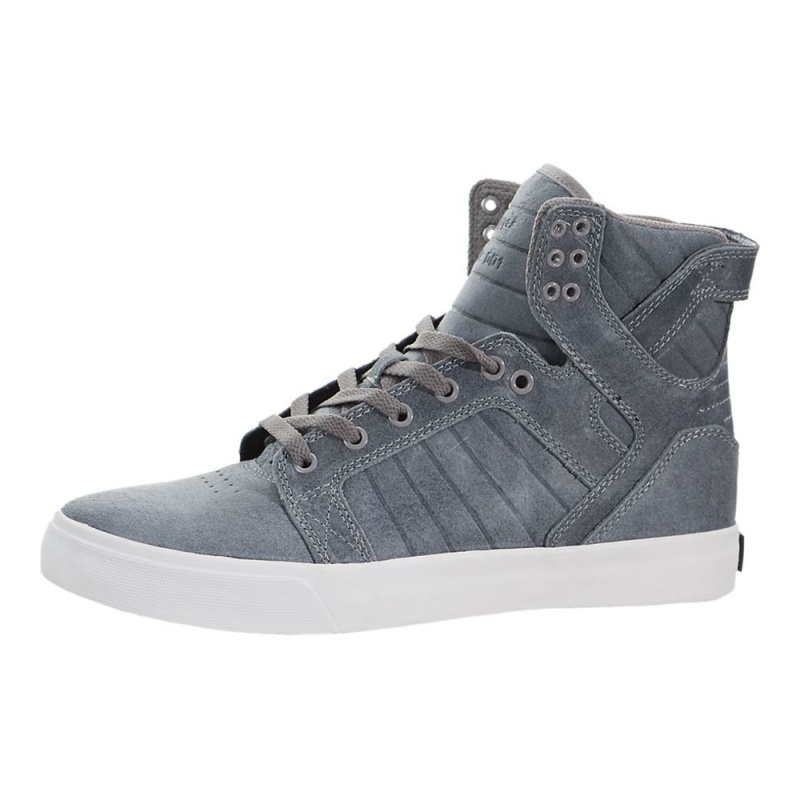 Wysokie Supra SkyTop Męskie Niebieskie | BIOFZ8156