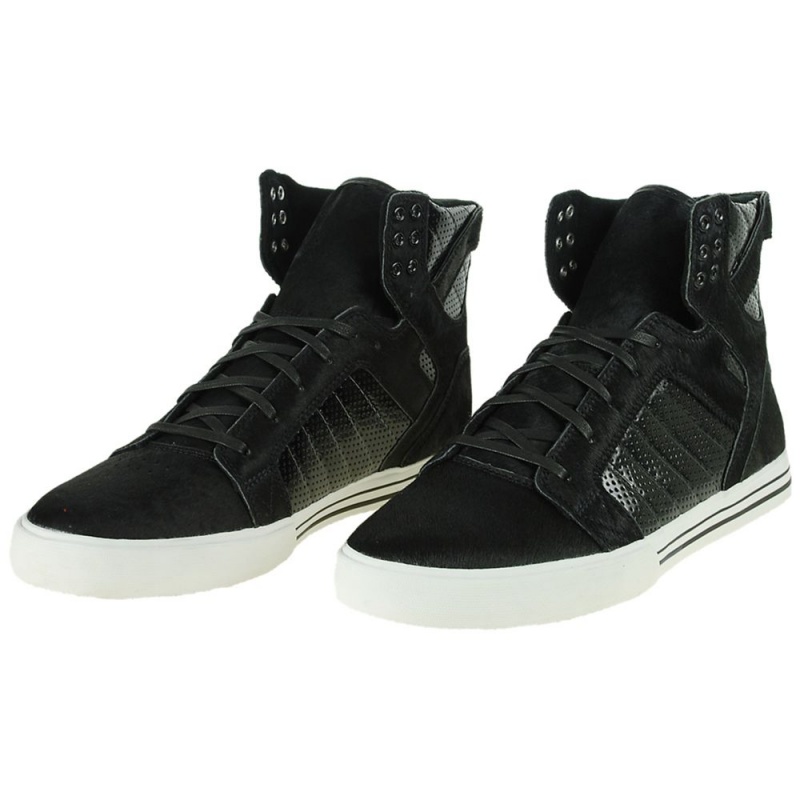 Wysokie Supra SkyTop NS Damskie Czarne | HKNSM7835