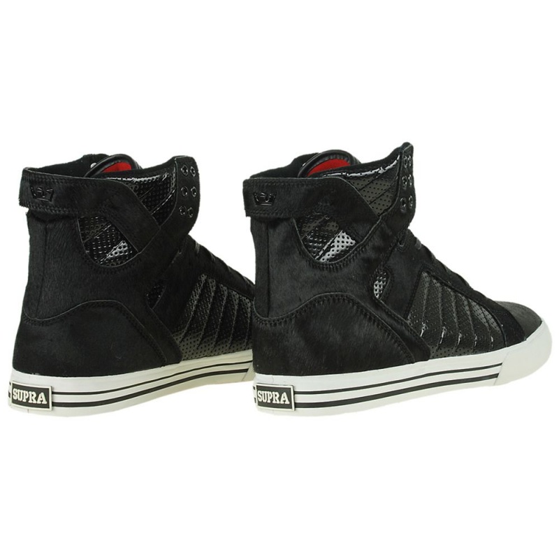 Wysokie Supra SkyTop NS Damskie Czarne | HKNSM7835