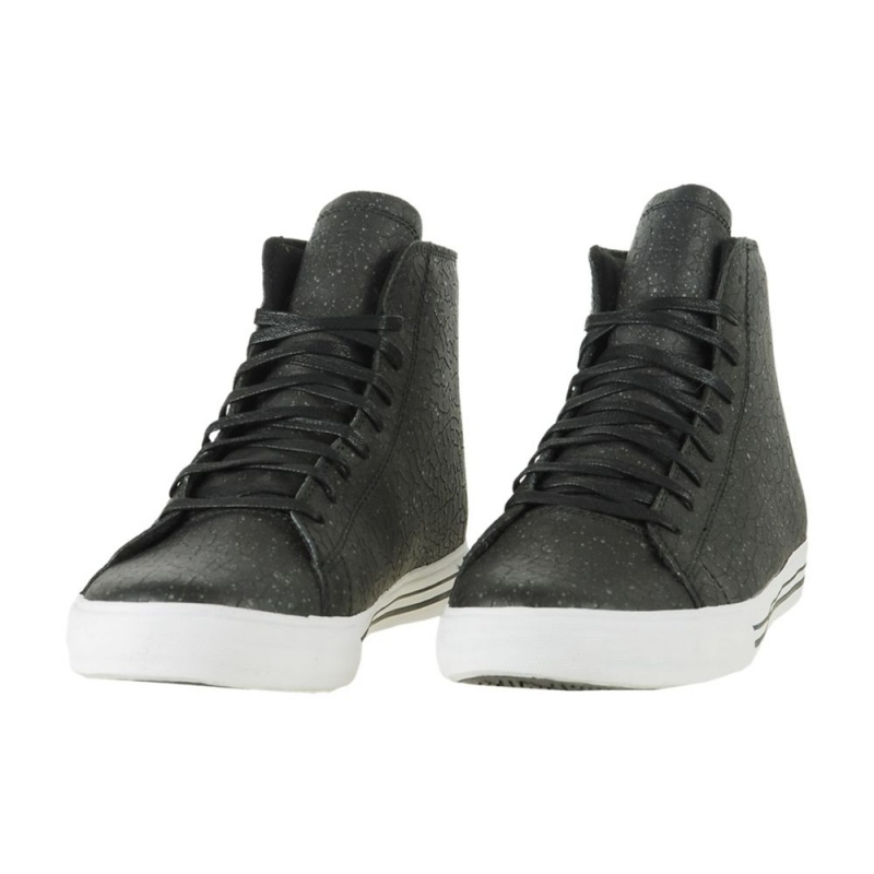 Wysokie Supra Thunder High Damskie Czarne | LIAJZ9146