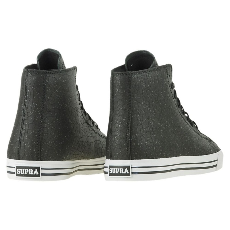 Wysokie Supra Thunder High Damskie Czarne | LIAJZ9146