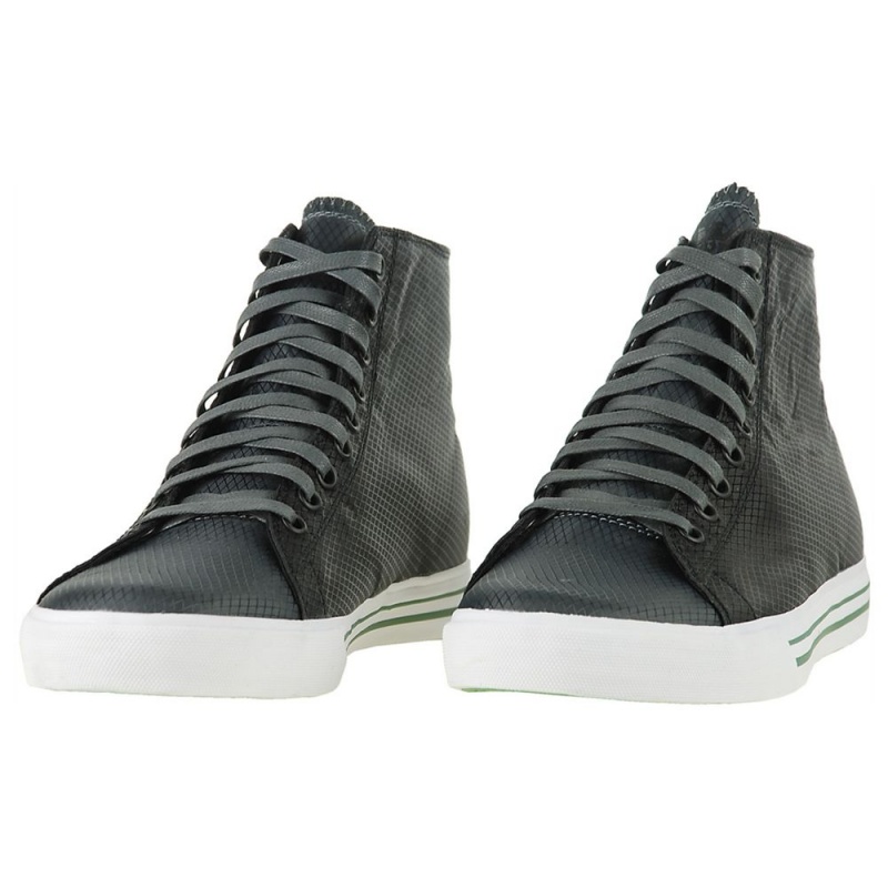 Wysokie Supra Thunder High Damskie Czarne | VOYXE7963