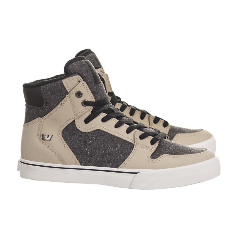 Wysokie Supra Vaider Damskie Khaki | FCMZT6427