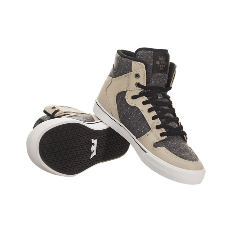 Wysokie Supra Vaider Damskie Khaki | FCMZT6427